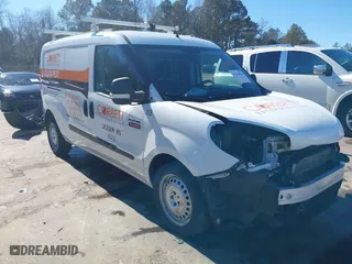 2020 Ram ProMaster City Cargo Van Tradesman with VIN ZFBHRFABXL6P57424, listed as a IAAI auction lot 41394026 with 121,503 mi miles. Bid and sale history available at carsss.com. Image 1.