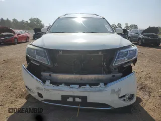 2015 Nissan Pathfinder SL z VIN 5N1AR2MMXFC673190, wystawiony jako Copart lot #60495415 z przebiegiem 101 072 mil mil oraz Szkoda całkowita • Salvage title. Historia ofert i sprzedaży dostępna na DreamBid. Obrazek 5.