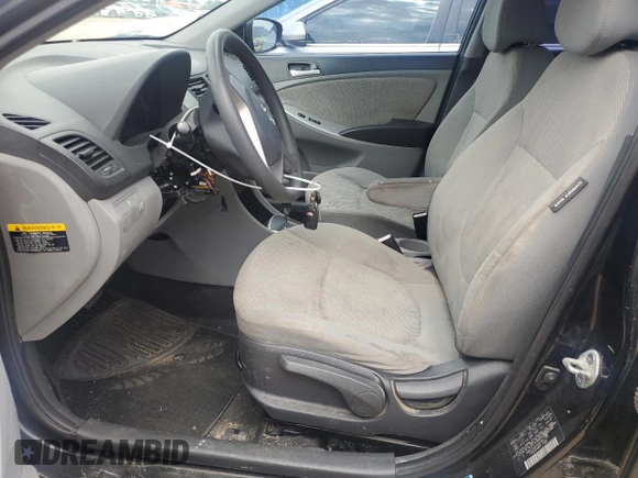 2013 Hyundai Accent GLS with VIN KMHCT4AE3DU394772, listed as a Copart auction lot 53998105 with 130,026 mi miles and Salvage Title. Bid and sale history available at carsss.com. Image 7.