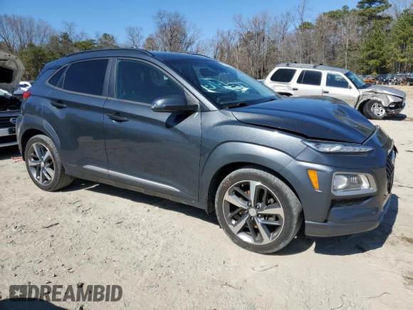 2019 Hyundai Kona Limited with VIN KM8K3CA50KU387412, listed as a Copart auction lot 50566095 with 124,779 mi miles and Salvage Title. Bid and sale history available at carsss.com. Image 4.