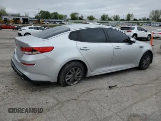 2020 Kia Optima LX with VIN 5XXGT4L37LG443736, listed as a Copart auction lot 53792655 with 32,811 mi miles and Salvage title. Bid and sale history available at DreamBid. Image 3.