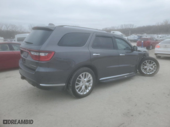 2015 Dodge Durango Citadel with VIN 1C4RDJEG2FC232761, listed as a Copart auction lot 44926185 with 65,149 mi miles and Salvage Title. Bid and sale history available at carsss.com. Image 3.