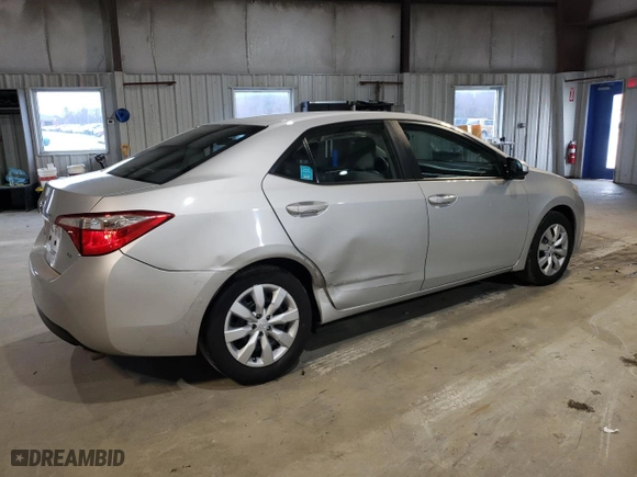 2016 Toyota Corolla L with VIN 2T1BURHE6GC555732, listed as a Copart auction lot 50277035 with 105,414 mi miles and Salvage Title. Bid and sale history available at carsss.com. Image 3.