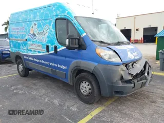 2017 Ram ProMaster Cargo with VIN 3C6TRVBG2HE524285, listed as a IAAI auction lot 41368437 with 187,580 mi miles and . Bid and sale history available at carsss.com. Image 1.
