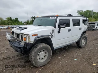 2004 Hummer H2 z VIN 5GRGN23U84H117888, wystawiony jako Copart lot #57444125 z przebiegiem 140 289 mil mil oraz Szkoda całkowita • Salvage title. Historia ofert i sprzedaży dostępna na DreamBid. Obrazek 1.