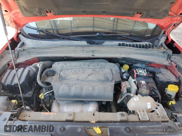 2017 Jeep Renegade Altitude with VIN ZACCJBBB0HPF80280, listed as a Copart auction lot 62119345 with 56,183 mi miles and Salvage title. Bid and sale history available at DreamBid. Image 11.