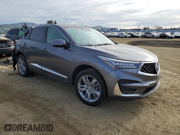 2019 Acura RDX w/Advance Pkg with VIN 5J8TC1H72KL014349, listed as a Copart auction lot 49746515 with 49,037 mi miles and Salvage Title. Bid and sale history available at carsss.com. Image 4.