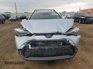 2023 Toyota Corolla Cross Hybrid S with VIN 7MUFBABG7PV004161, listed as a Copart auction lot 53845285 with 21,095 mi miles and Salvage title. Bid and sale history available at DreamBid. Image 5.