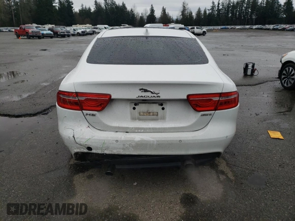 2017 Jaguar XE 35t Premium with VIN SAJAD4BV5HA964237, listed as a Copart auction lot 87274704 with 82,542 mi miles and Salvage Title. Bid and sale history available at DreamBid. Image 6.