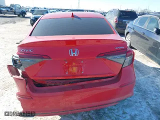 2024 Honda Civic Sedan Sport with VIN 2HGFE2F59RH554562, listed as a IAAI auction lot 41647258 with 12,798 mi miles. Bid and sale history available at carsss.com. Image 16.