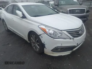 2015 Hyundai Azera with VIN KMHFG4JGXFA442677, listed as a IAAI auction lot 36053536 with 100,629 mi miles and . Bid and sale history available at carsss.com. Image 1.