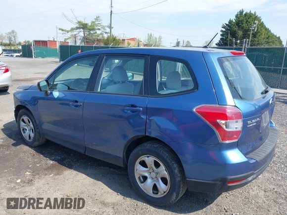 2015 Subaru Forester 2.5i with VIN JF2SJAAC0FG505980, listed as a IAAI auction lot 42010748 with 129,584 mi miles. Bid and sale history available at carsss.com. Image 3.