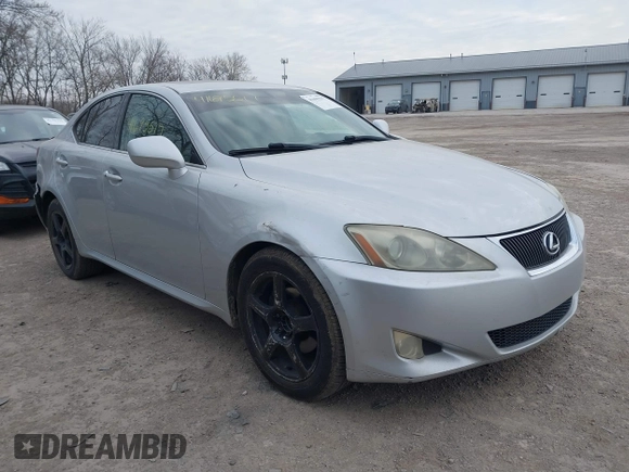 2006 Lexus IS 250 with VIN JTHCK262665006892, listed as a IAAI auction lot 41695517 with 197,821 mi miles and . Bid and sale history available at DreamBid. Image 1.