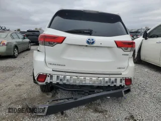 2017 Toyota Highlander Hybrid Limited with VIN 5TDDGRFH4HS024695, listed as a Copart auction lot 80856074 with Not provided miles and Non repairable. Bid and sale history available at DreamBid. Image 6.