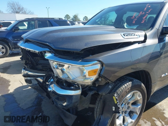 2022 Ram 1500 Big Horn with VIN 1C6SRFFT4NN428027, listed as a IAAI auction lot 41656564 with 14,754 mi miles. Bid and sale history available at carsss.com. Image 17.