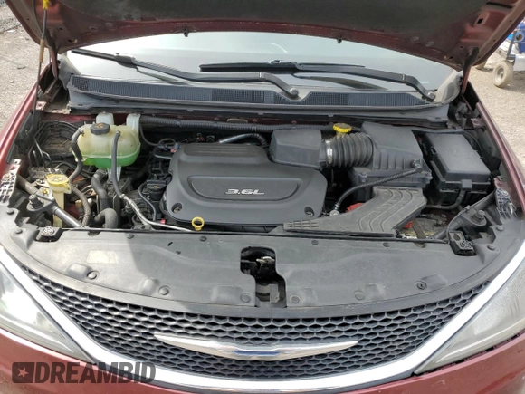 2017 Chrysler Pacifica Touring L with VIN 2C4RC1BG2HR613043, listed as a Copart auction lot 51382975 with 221,639 mi miles and Clean Title. Bid and sale history available at DreamBid. Image 12.