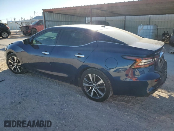 2020 Nissan Maxima SV with VIN 1N4AA6CV8LC362582, listed as a Copart auction lot 41818025 with 77,243 mi miles and Salvage Title. Bid and sale history available at carsss.com. Image 2.