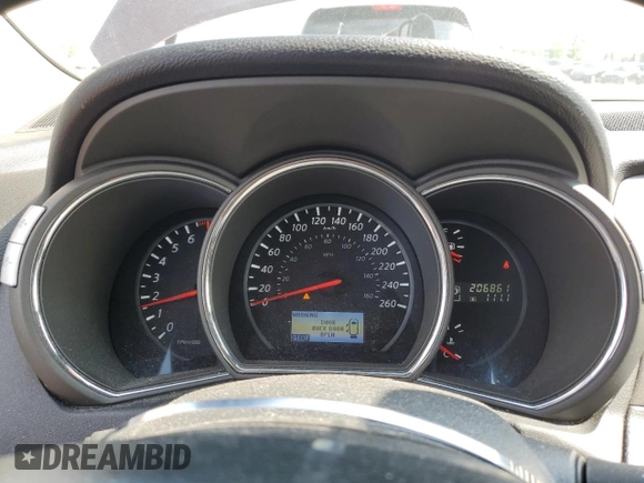 2014 Nissan Murano S with VIN JN8AZ1MW8EW502391, listed as a Copart auction lot 66810204 with 206,861 mi miles and Clean Title. Bid and sale history available at DreamBid. Image 9.