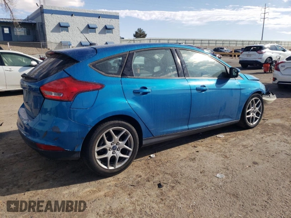 2015 Ford Focus SE with VIN 1FADP3K21FL327212, listed as a Copart auction lot 42115585 with Not Provided miles and Salvage Title. Bid and sale history available at DreamBid. Image 3.