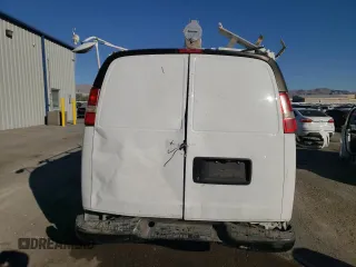 2010 Chevrolet Express Cargo with VIN 1GCZGFBA2A1167547, listed as a Copart auction lot 80991954 with 172,818 mi miles and Salvage title. Bid and sale history available at DreamBid. Image 6.