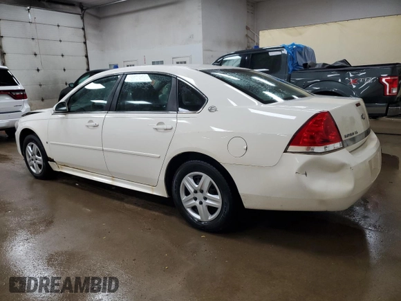 2009 Chevrolet Impala LS with VIN 2G1WB57K391284145, listed as a Copart auction lot 53459595 with 193,321 mi miles and Clean Title. Bid and sale history available at DreamBid. Image 2.