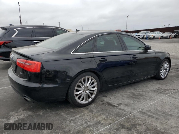 2012 Audi A6 Premium Plus with VIN WAUDFAFC9CN174953, listed as a Copart auction lot 61963495 with 166,544 mi miles and Clean title. Bid and sale history available at DreamBid. Image 3.