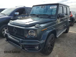 2023 Mercedes-Benz G with VIN W1NYC7HJ7PX464185, listed as a Copart auction lot 76295474 with 11,468 mi miles and Non Repairable. Bid and sale history available at carsss.com. Image 1.