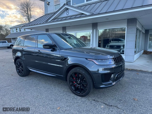 2019 Land Rover Range Rover Sport HST with VIN SALWS2SU9KA870223, listed as a Copart auction lot 81977594 with 110,867 mi miles and Clean Title. Bid and sale history available at carsss.com. Image 1.