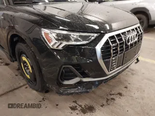 2021 Audi Q3 S line Premium Plus with VIN WA1EECF37M1071376, listed as a IAAI auction lot 41594102 with 22,564 mi miles. Bid and sale history available at carsss.com. Image 20.