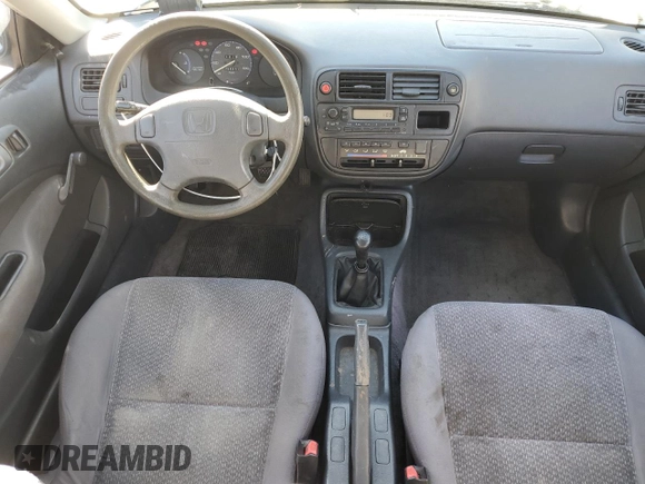 1997 Honda Civic DX with VIN 1HGEJ6127VL029010, listed as a Copart auction lot 79912244 with 268,453 mi miles and Salvage Title. Bid and sale history available at carsss.com. Image 8.
