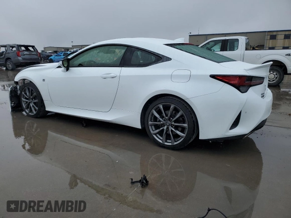 2020 Lexus RC 300 F Sport z VIN JTHGA5BC0L5010484, wystawiony jako Copart lot #82191544 z przebiegiem 39 411 mil mil oraz Szkoda całkowita • Salvage title. Historia ofert i sprzedaży dostępna na DreamBid. Obrazek 2.