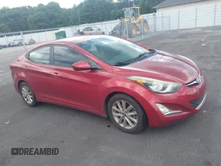 2015 Hyundai Elantra SE with VIN 5NPDH4AE8FH636768, listed as a IAAI auction lot 42732944 with 107,375 mi miles and . Bid and sale history available at DreamBid. Image 1.