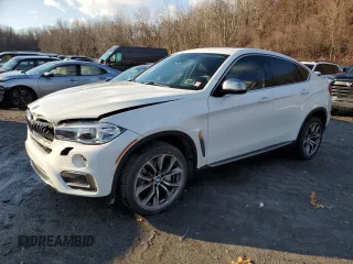 2016 BMW X6 xDrive50i with VIN 5UXKU6C52G0R99950, listed as a Copart auction lot 83029484 with 33,022 mi miles and Salvage Title. Bid and sale history available at carsss.com. Image 1.
