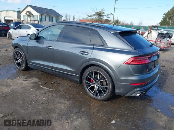 2022 Audi SQ8 Premium Plus with VIN WA1AWBF1XND024105, listed as a IAAI auction lot 41543471 with 42,388 mi miles and . Bid and sale history available at DreamBid. Image 3.