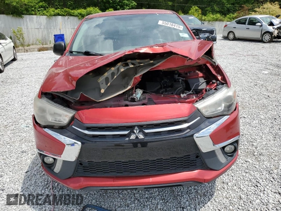 2018 Mitsubishi Outlander SE with VIN JA4AP3AW7JU014244, listed as a Copart auction lot 55018415 with 126,859 mi miles and Clean title. Bid and sale history available at DreamBid. Image 5.