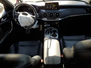 2020 Kia Stinger GT-Line with VIN KNAE15LA1L6075566, listed as a Copart auction lot 45475985 with 46,922 mi miles and Salvage Title. Bid and sale history available at DreamBid. Image 8.