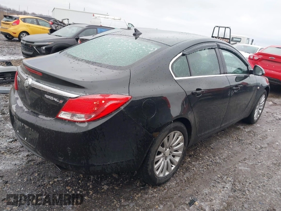 2011 Buick Regal CXL Turbo TO1 with VIN W04GV5EV0B1096141, listed as a IAAI auction lot 41511269 with 143,623 mi miles. Bid and sale history available at carsss.com. Image 4.