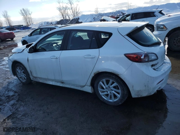 2012 Mazda Mazda3 i Touring with VIN JM1BL1L74C1637700, listed as a Copart auction lot 46438305 with 184,097 mi miles and Salvage Title. Bid and sale history available at carsss.com. Image 2.