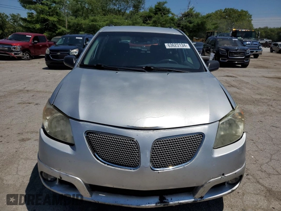 2008 Pontiac Vibe with VIN 5Y2SL65868Z423819, listed as a Copart auction lot 63623134 with 157,321 mi miles and Salvage Title. Bid and sale history available at carsss.com. Image 5.