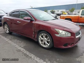 2013 Nissan Maxima 3.5 S with VIN 1N4AA5AP1DC841149, listed as a IAAI auction lot 41450918 with 141,980 mi miles. Bid and sale history available at carsss.com. Image 1.