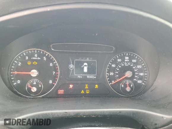 2016 Kia Sorento LX with VIN 5XYPGDA38GG014646, listed as a Copart auction lot 50840585 with 95,922 mi miles and Salvage Title. Bid and sale history available at DreamBid. Image 9.