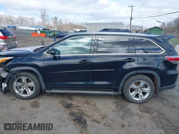 2015 Toyota Highlander Limited with VIN 5TDDKRFH6FS175940, listed as a IAAI auction lot 41933412 with 195,127 mi miles and . Bid and sale history available at DreamBid. Image 14.