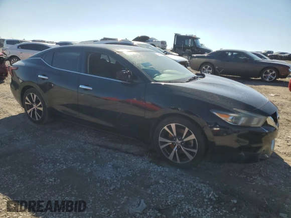 2017 Nissan Maxima SV with VIN 1N4AA6AP8HC429404, listed as a Copart auction lot 46863905 with 84,608 mi miles and Salvage Title. Bid and sale history available at DreamBid. Image 4.