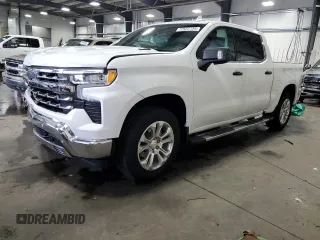2023 Chevrolet Silverado 1500 LTZ with VIN 3GCUDGE85PG358780, listed as a Copart auction lot 72522734 with 22,172 mi miles and Salvage Title. Bid and sale history available at carsss.com. Image 1.