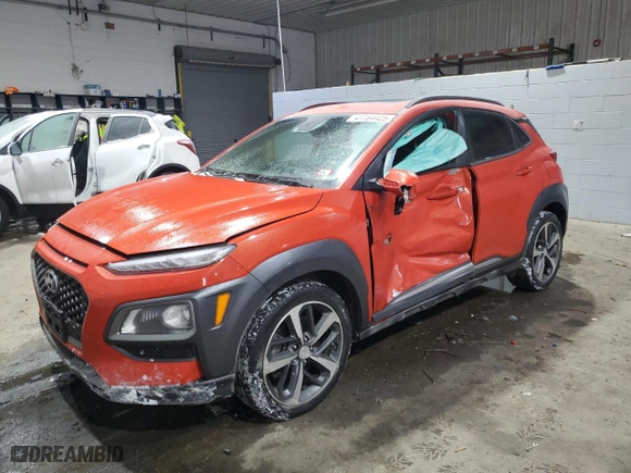 2019 Hyundai Kona Limited with VIN KM8K3CA58KU238505, listed as a Copart auction lot 41784425 with 23,215 mi miles and Salvage Title. Bid and sale history available at carsss.com. Image 1.