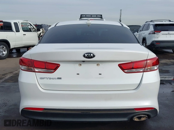 2016 Kia Optima LX with VIN KNAGT4L39G5103589, listed as a IAAI auction lot 41586470 with 104,351 mi miles and . Bid and sale history available at carsss.com. Image 16.