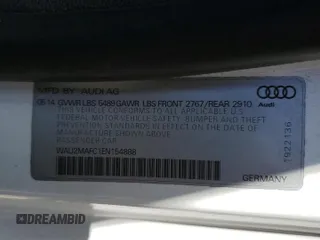 2014 Audi A7 3.0 TDI Prestige with VIN WAU2MAFC1EN154888, listed as a Copart auction lot 59998674 with 86,162 mi miles and Salvage Title. Bid and sale history available at carsss.com. Image 15.