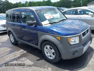 2003 Honda Element EX z VIN 5J6YH285X3L049484, wystawiony jako IAAI lot #42275900 z przebiegiem 216 276 mil mil oraz . Historia ofert i sprzedaży dostępna na DreamBid. Obrazek 1.