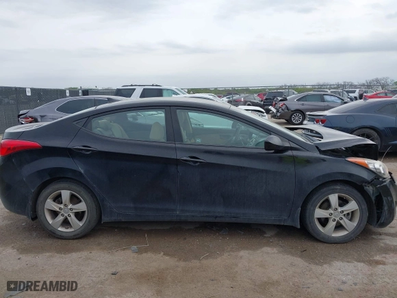 2013 Hyundai Elantra GLS PZEV with VIN KMHDH4AE0DU949943, listed as a IAAI auction lot 41936762 with 79,401 mi miles. Bid and sale history available at carsss.com. Image 13.