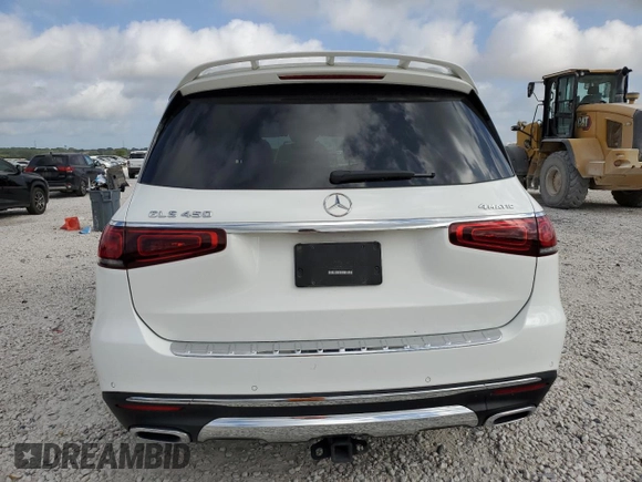 2021 Mercedes-Benz GLS 450 with VIN 4JGFF5KE1MA390679, listed as a Copart auction lot 61058304 with 29,914 mi miles and Salvage Title. Bid and sale history available at DreamBid. Image 6.